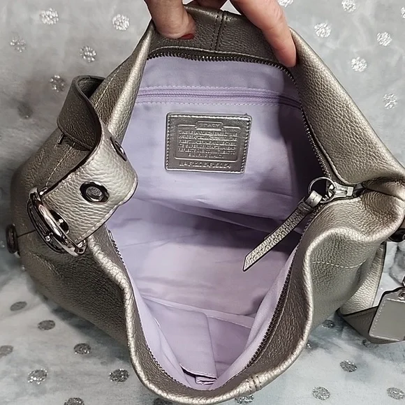 Coach 2012 Carly Hobo bag in Pewter Crossbody 2-way - Picture 4 of 5